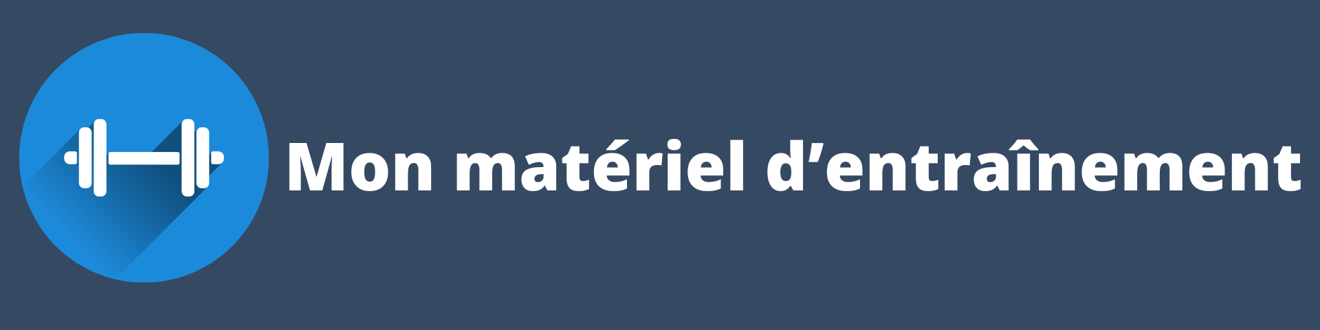 Mon matériel d'entraînement - Spécialiste de l’équipement Fitness durable 