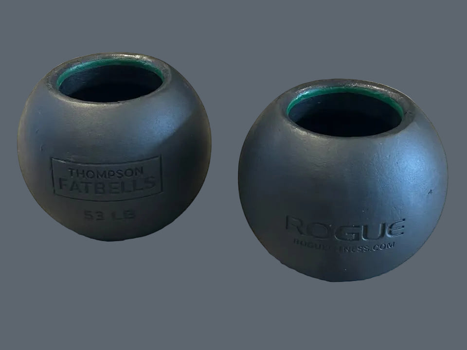 Ensemble de ROGUE "Thompson Fatbells" de 13-18-26-35-44-53 livres comme neufs