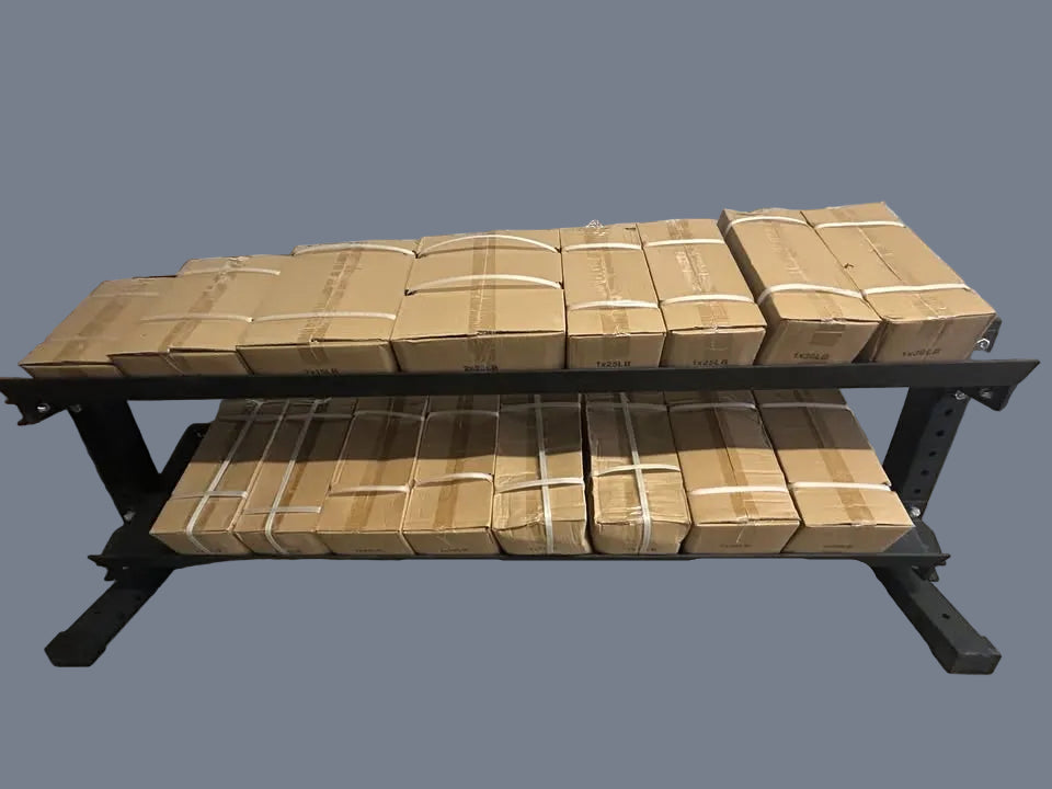 Support à haltères ROGUE 2 tablettes Universal Storage System 2.0 avec roues comme neuf