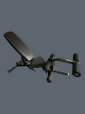 Banc ajustable avec accessoire pour flexion et extension des jambes Northern Lights comme neufs
