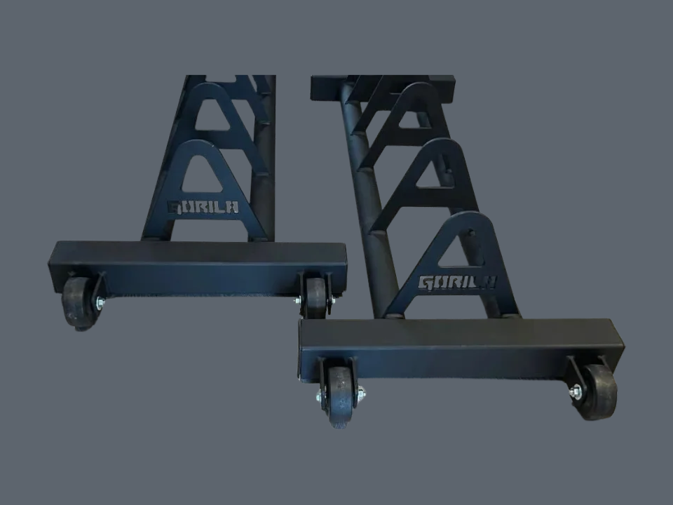 Rangement horizontale pour plaques olympiques de marque Gorila