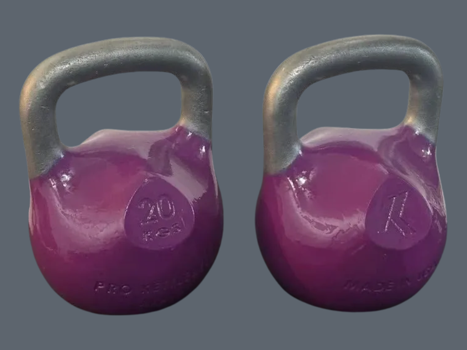 Ensemble de Pro Kettlebells de 1 x 44-71 et 2 x 63 livres comme neufs avec 2 aimants 2Kg neuves