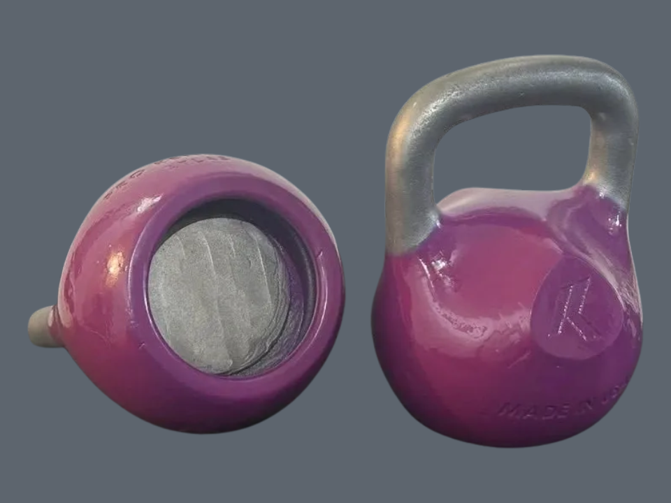 Pro Kettlebells (Atlas + compact = Aluminium + métal) approuvés IKO de 20Kg / 44lbs