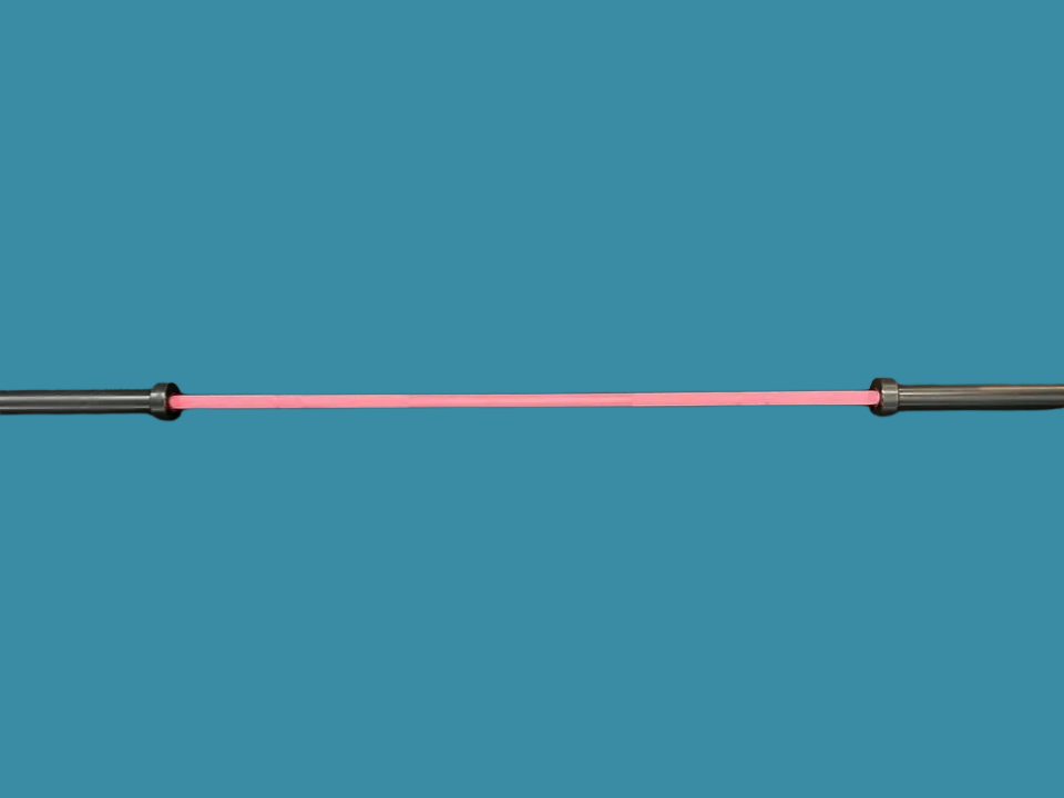 Barre recouverte de Cerakote rose de 78"/ 25mm rackable et neuve