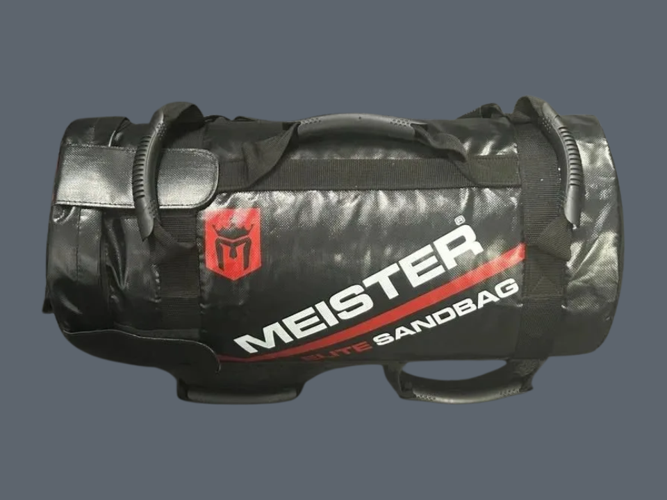 Sac d'entraînement Meister Elite avec kettlebells intégrés et amovibles de 10-15-20 livres comme neuf