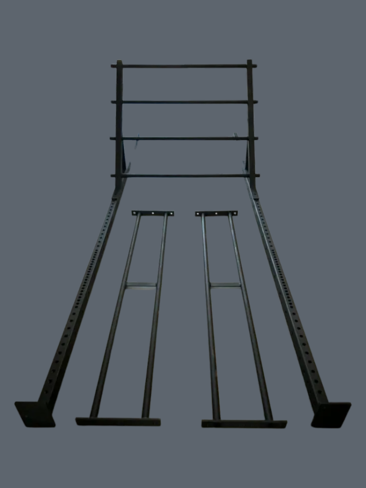 ROGUE Rig Infinity - Poteaux de 144" et Crossmember de 70" et Flying bar et accessoire Infinity comme neufs