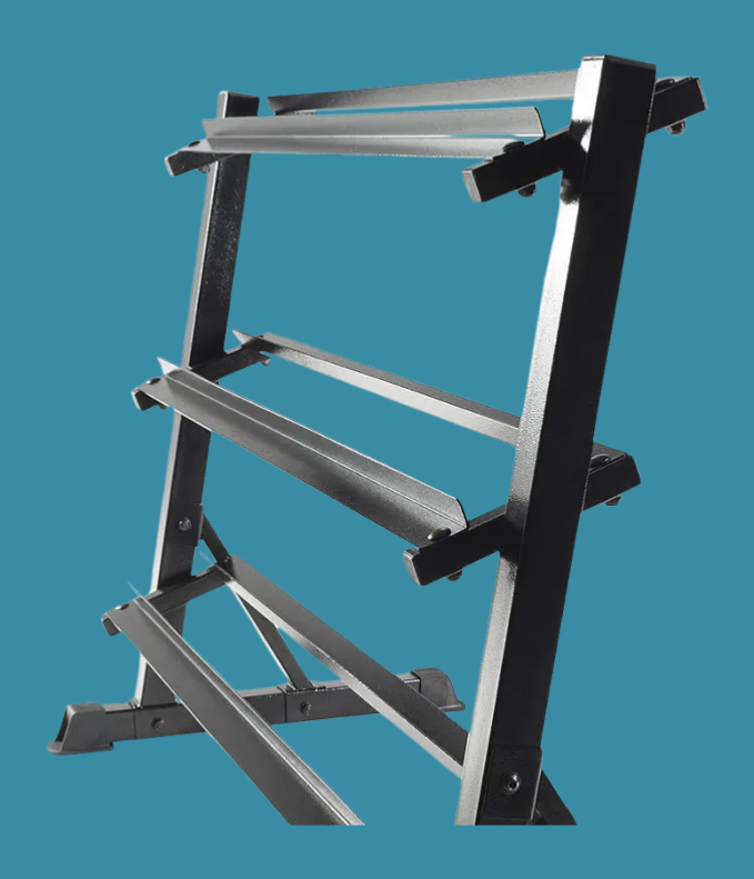 Support à haltères horizontal à 3 niveaux de 54" neuf