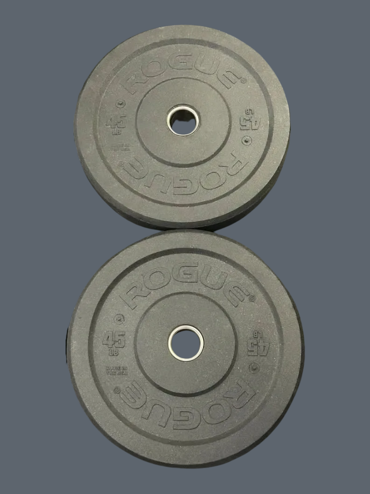 260lbs de plaques ROGUE US-MIL Spec Bumper V2 (Crumb) comme neuves