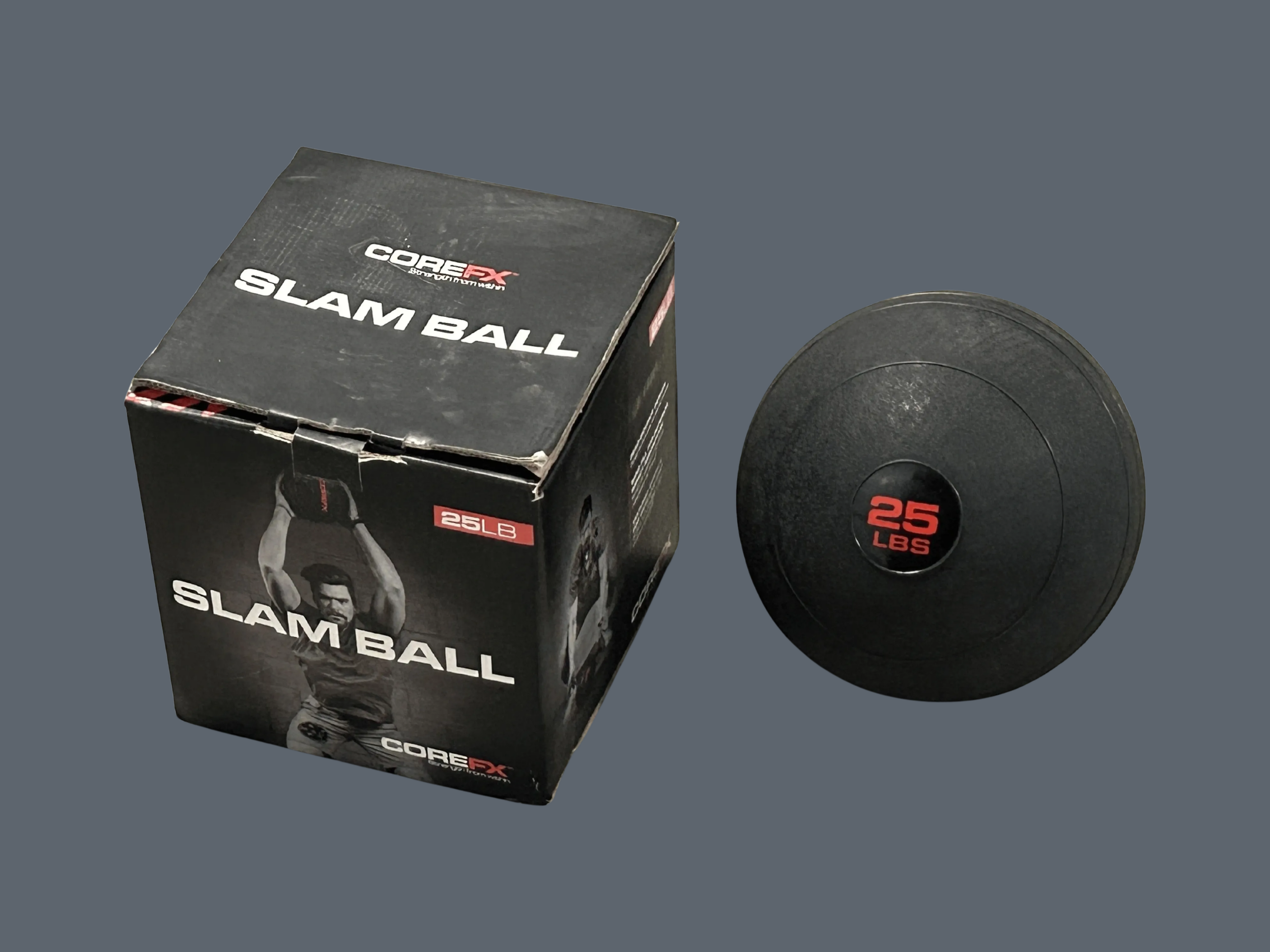 Core FX Slam Ball de 25 livres comme neuf