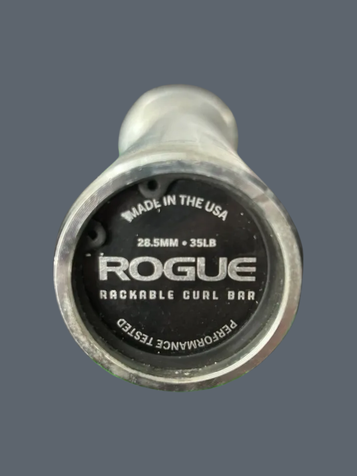 Barre EZ curl rackable ROGUE revêtement E-coat comme neuve