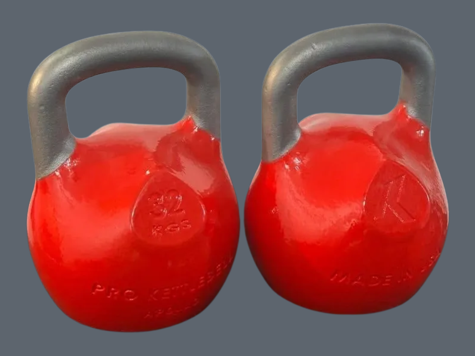 Ensemble de Pro Kettlebells de 1 x 44-71 et 2 x 63 livres comme neufs avec 2 aimants 2Kg neuves