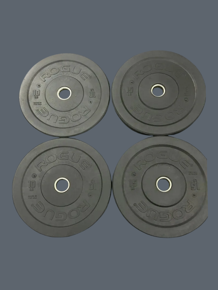 260lbs de plaques ROGUE US-MIL Spec Bumper V2 (Crumb) comme neuves