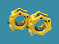 Collets à verrouillage hexagonal jaunes et neufs