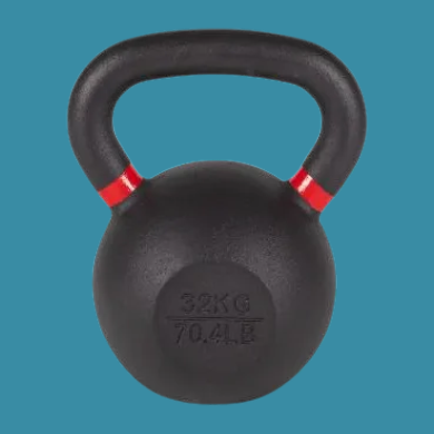 Kettlebell Cast Iron de 32 kg / 71 livres neuf