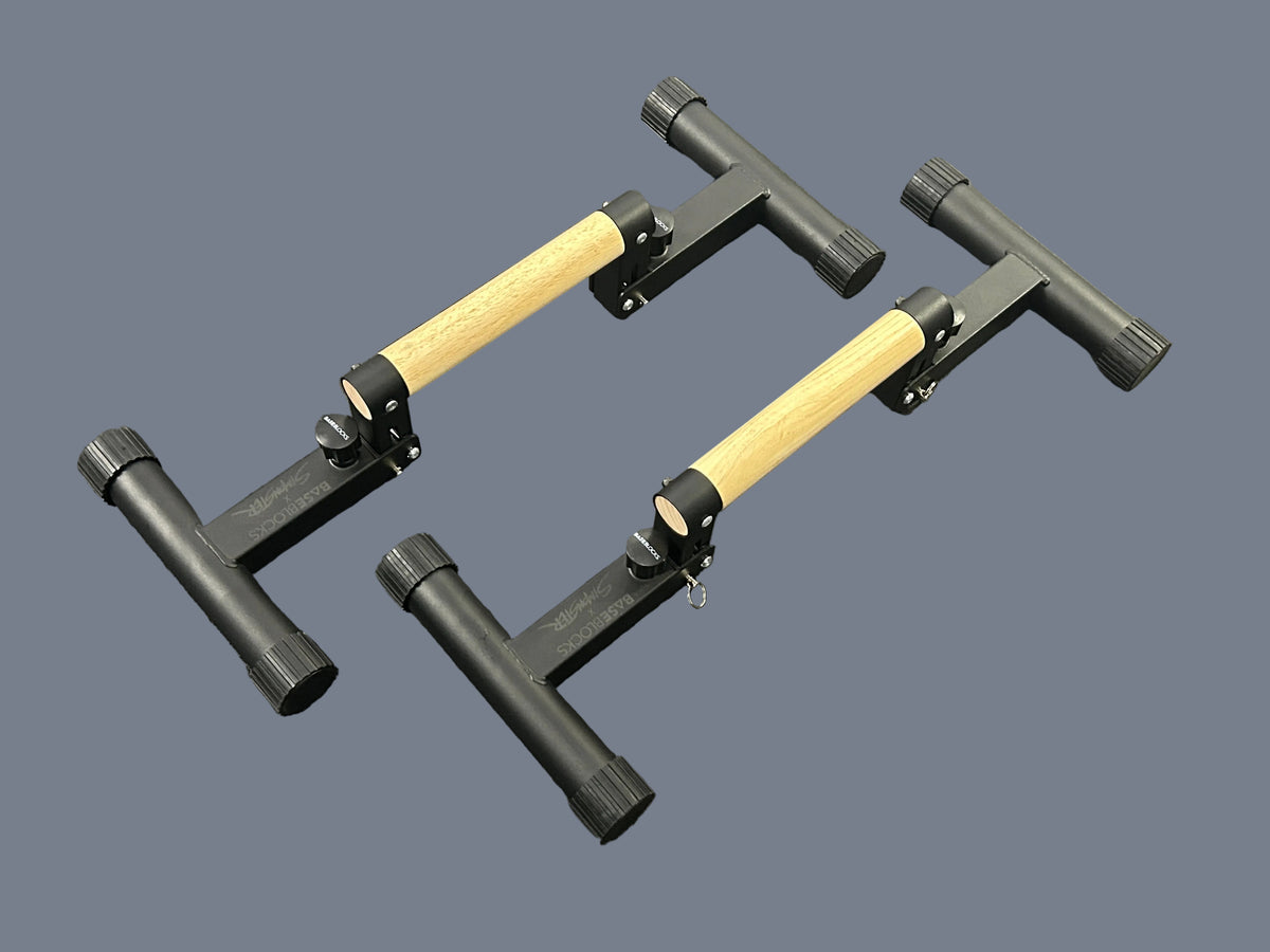 Parallettes ajustables " MINI BARS DELUXE" de marque BASEBLOCKS comme neuve
