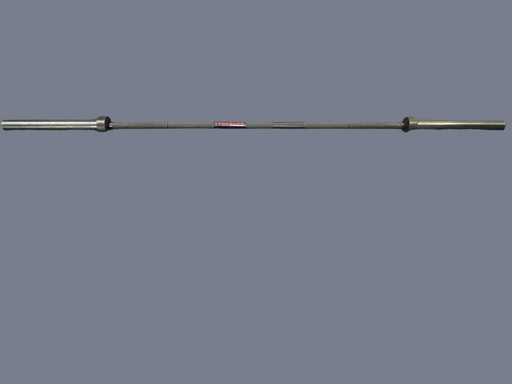 Barre dynamophilie rhino "Powerlifting bar" Synergee en très bon état