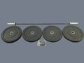Barre technique ROGUE de 10kg/22lbs et 50lbs de plaques HI-TEMP ROGUE avec collets neufs