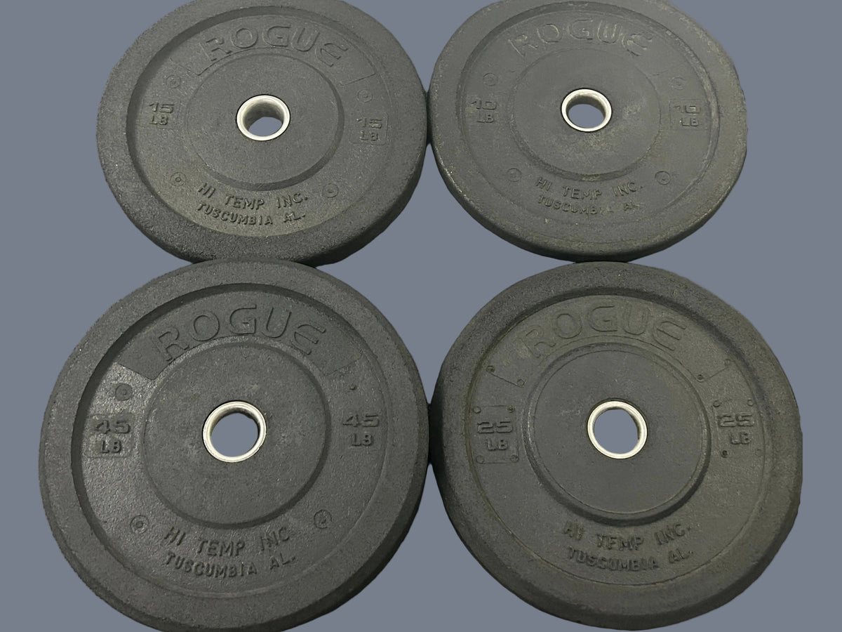 Barre d'entraînement Atlantis neuve et 190lbs de plaques ROGUE HI-TEMP et collets neufs