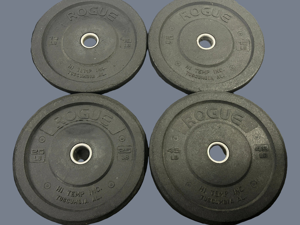 Barre d'entraînement Atlantis neuve et 190lbs de plaques ROGUE HI-TEMP et collets neufs