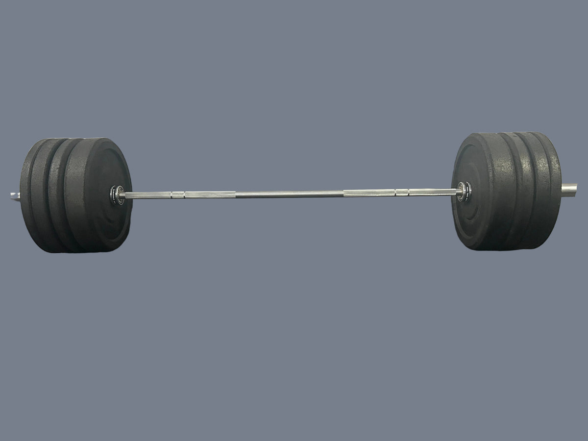 Barre d'entraînement Atlantis neuve et 190lbs de plaques ROGUE HI-TEMP et collets neufs