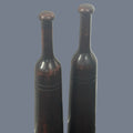 Paire de Mudgars traditionnels en bois de Sheesham massif pesant 4.5kg 10 livres chacun comme neufs