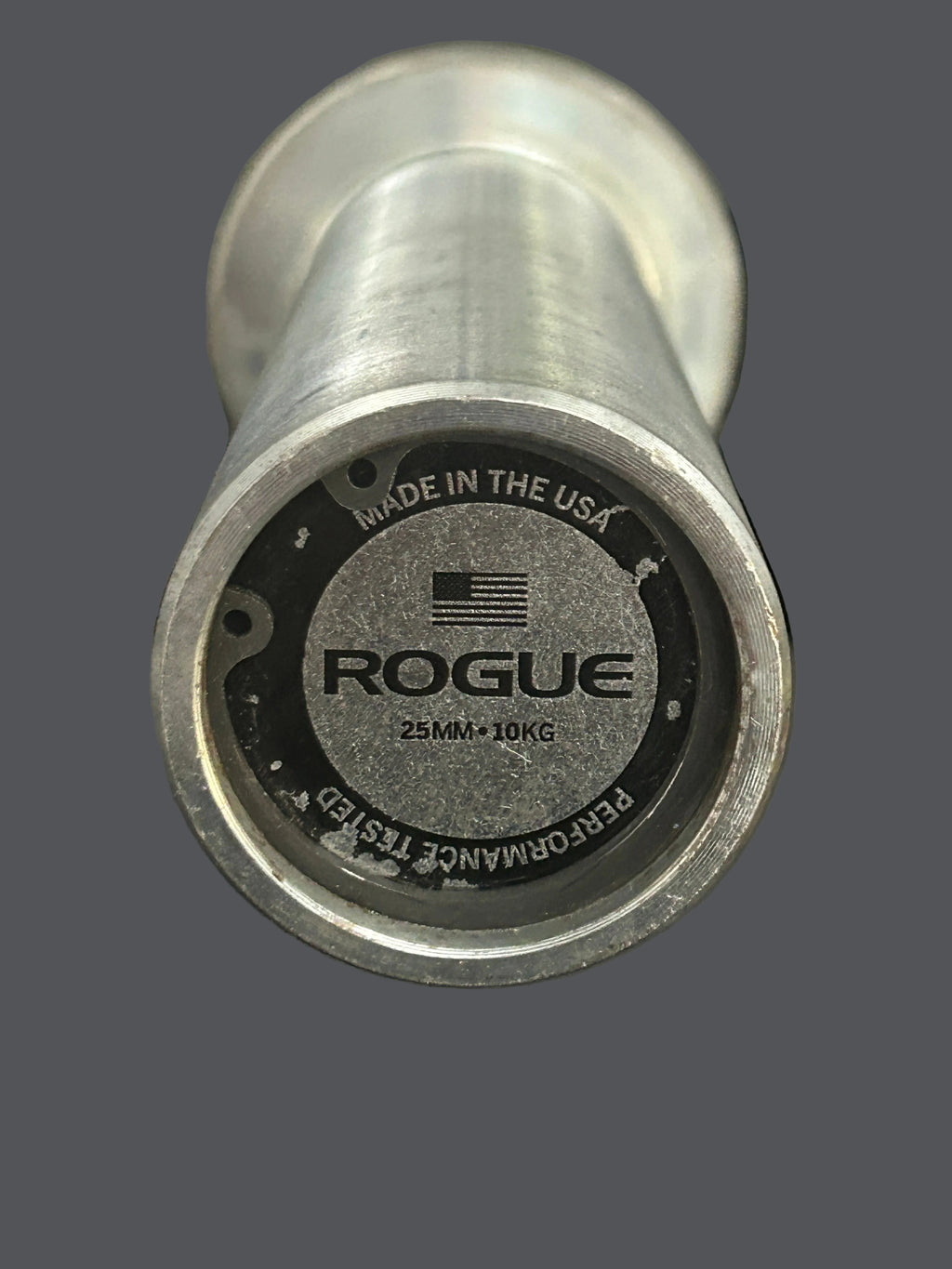 Barre Junior de 22lbs/10 kg ROGUE rackable et comme neuve